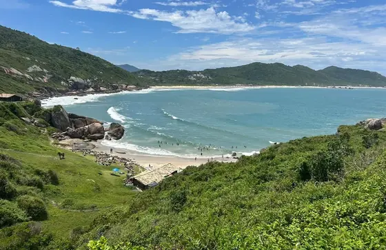 Jaraguá do Sul, SC Vista aérea da cidade de Jaraguá do Sul, litoral de Santa Catarina