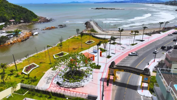 Navegantes, SC Vista aérea da cidade de Navegantes, litoral de Santa Catarina